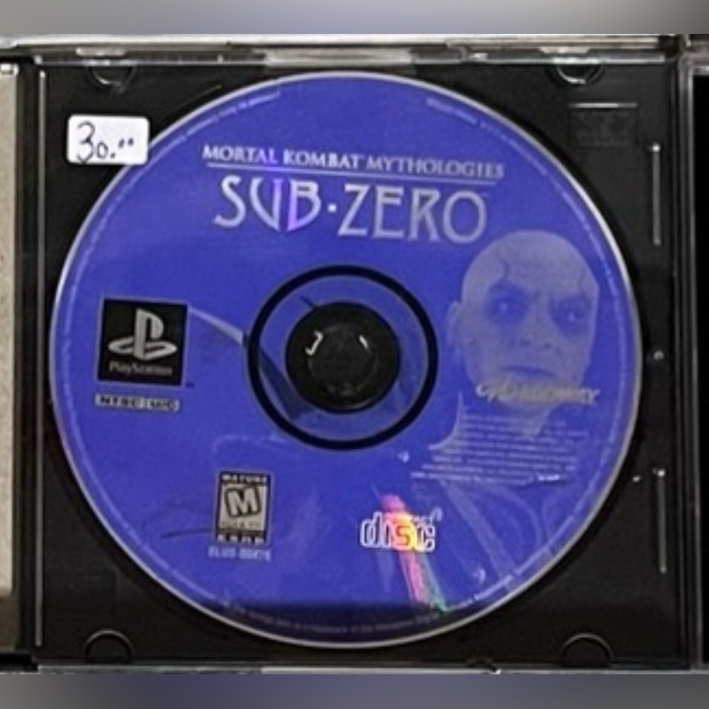 Mortal Kombat Mythologies Sub-Zero for PlayStation 1
(Rare)